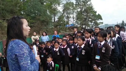 WORLD AUTISM DAY - 2nd April 2019 (Ms. Visienuo Chusi seen in the pic)