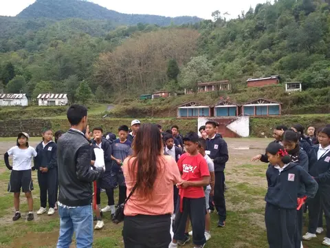 Random moments of teachers & students during Sports Week 2019