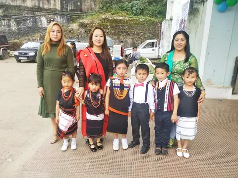 CBS parents & students i traditional attires during 'RAISE Your Hands for Inclusion' Campaign(OCT 29TH - OCT 30TH, 2018) - ZONAL MEET ON INCLUSIVE CHILDREN PARLIAMENT